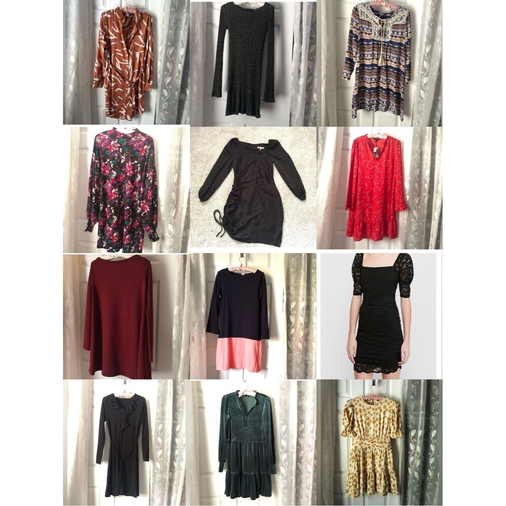 Bundle lot of 12 pieces women sun dress summer dress various brand size XS-S